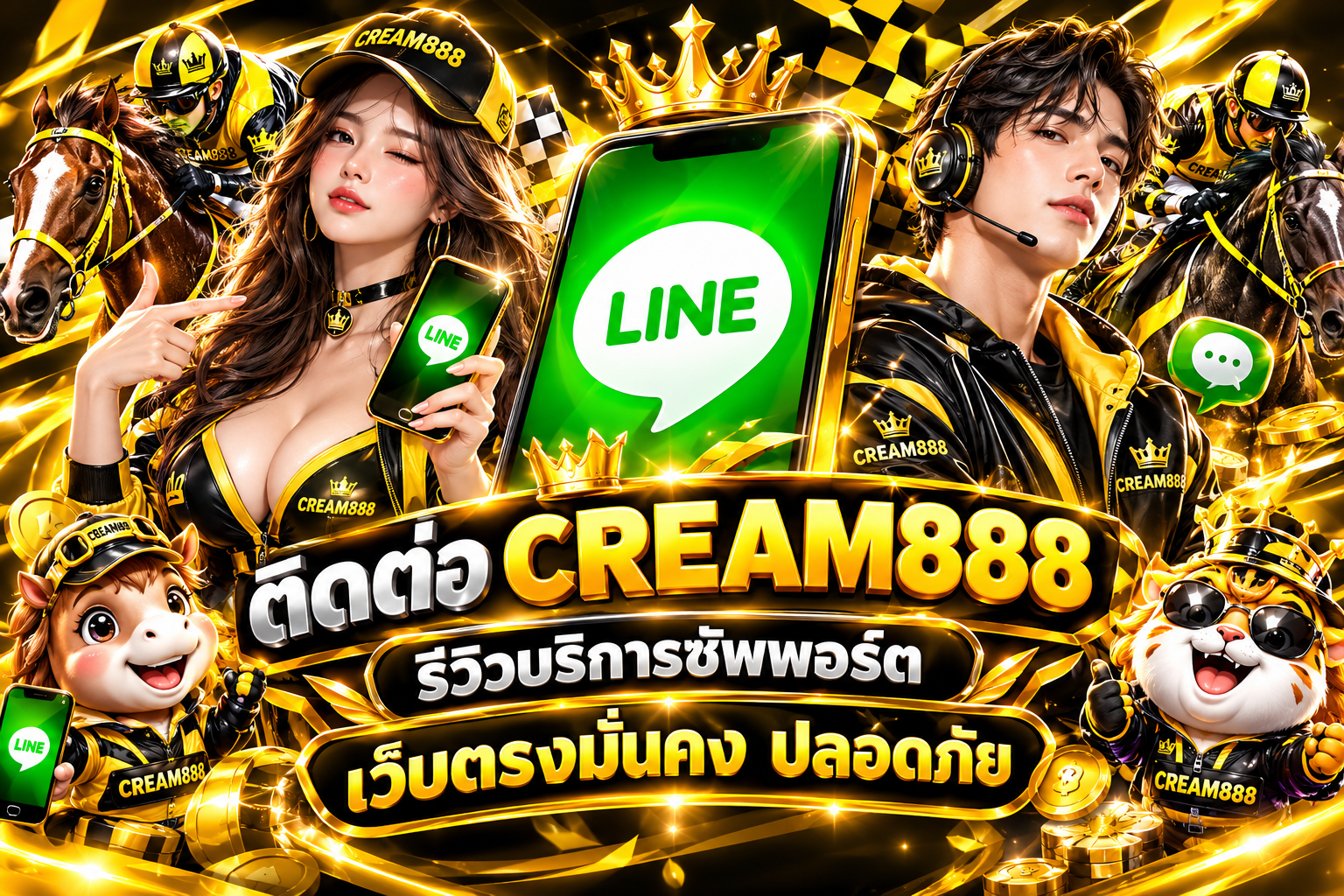 ติดต่อ CREAM888